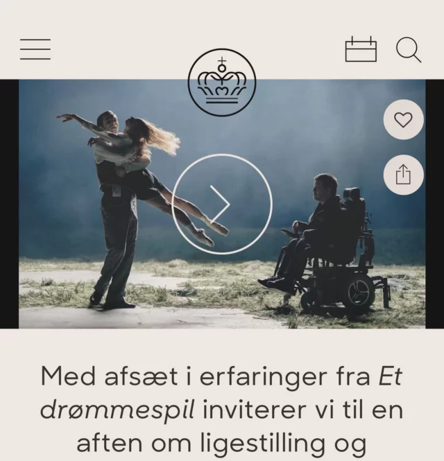 @kglteater 

We are making live better at The Royal Danish Theatre today 🎭🎥

“Med afsæt i erfaringer fra Et drømmespil inviterer vi til en aften om ligestilling og repræsentation.”

Se eller gense livestreamen på kglteater.dk

#makelivebetter #copenhagenstreaming #liveproduction #livestreaming